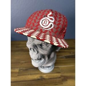 Bungie Destiny 2 Red Geometric Snapback Hat Cap Adjustable OSFM